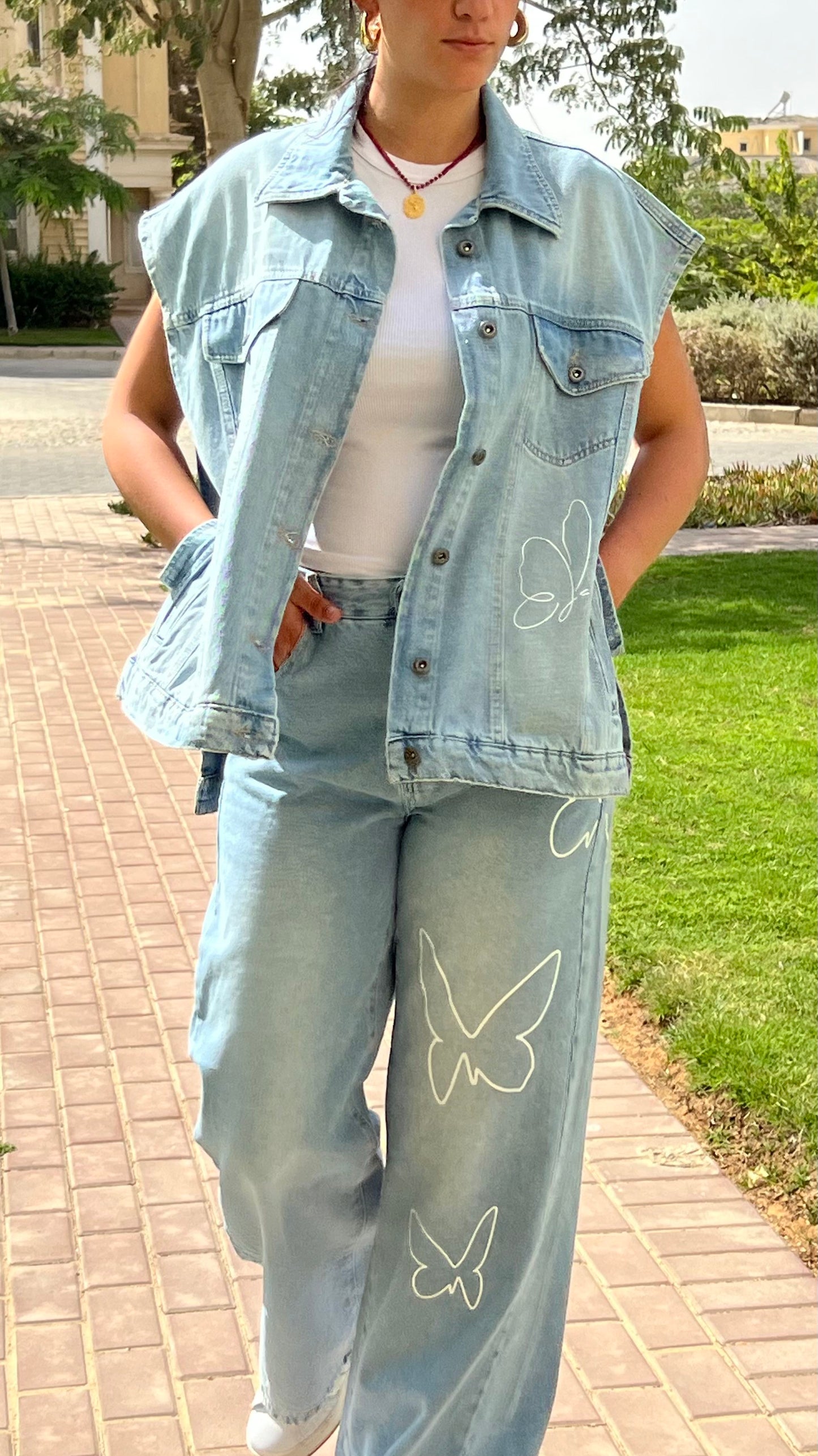 Jeans Pant with print