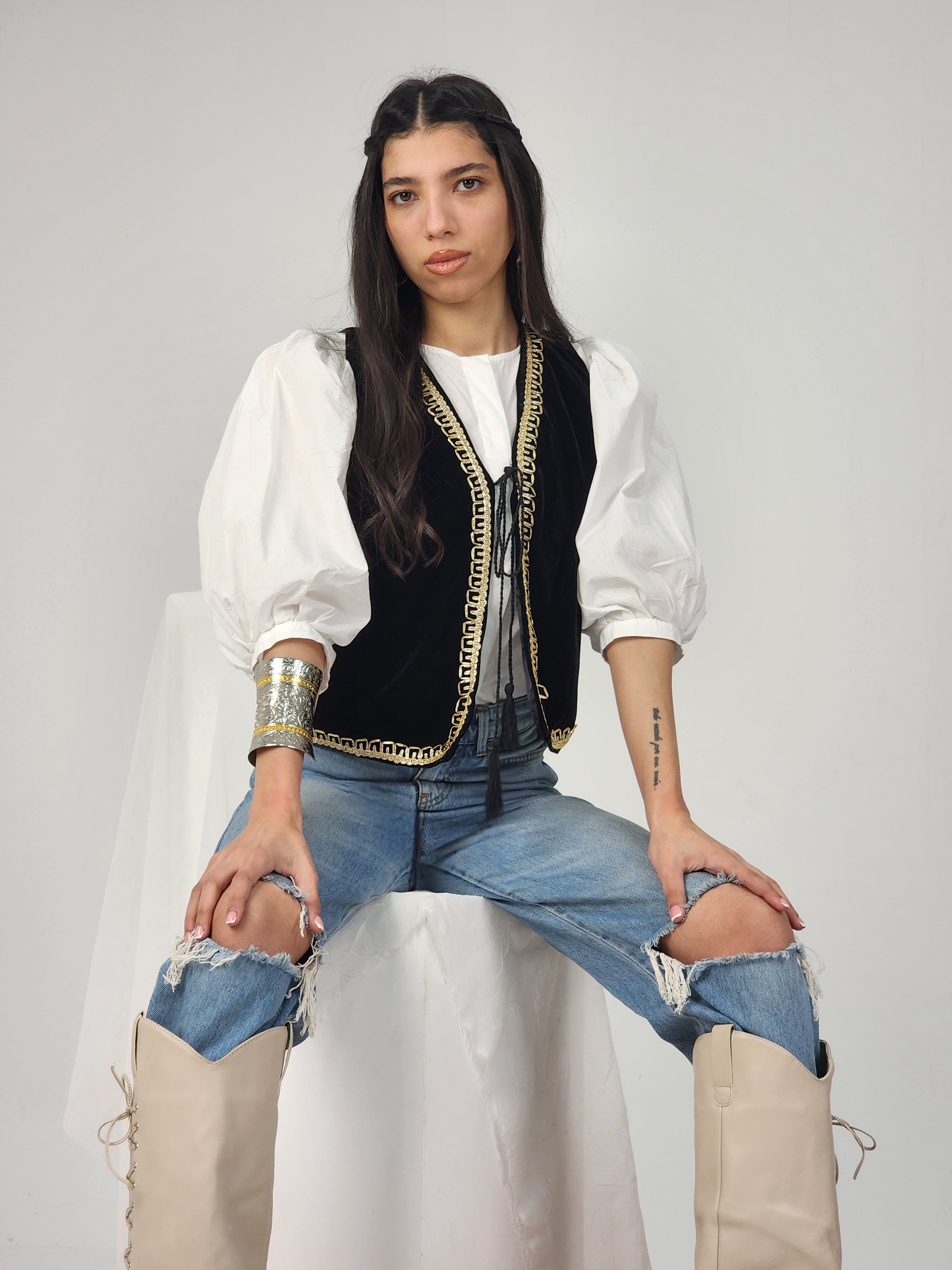 Morocaon Velvet Vest