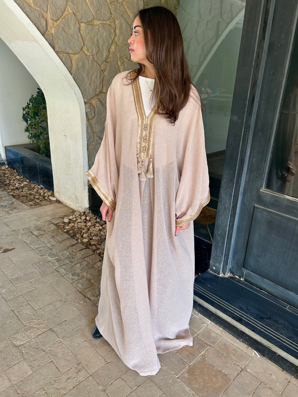 Linen Abbaya