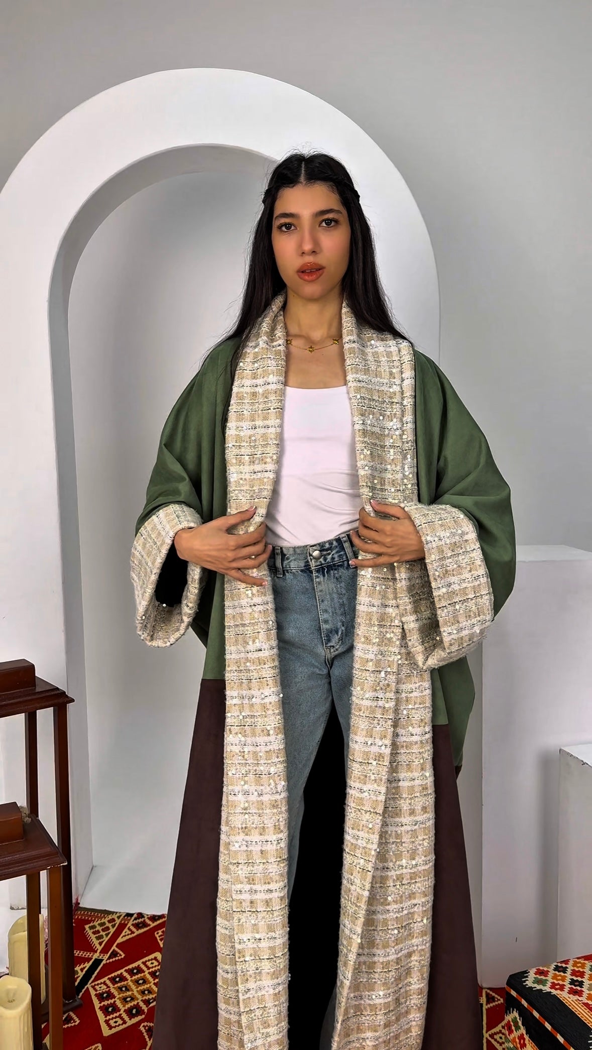 Sude Multi-Color  Kuftan