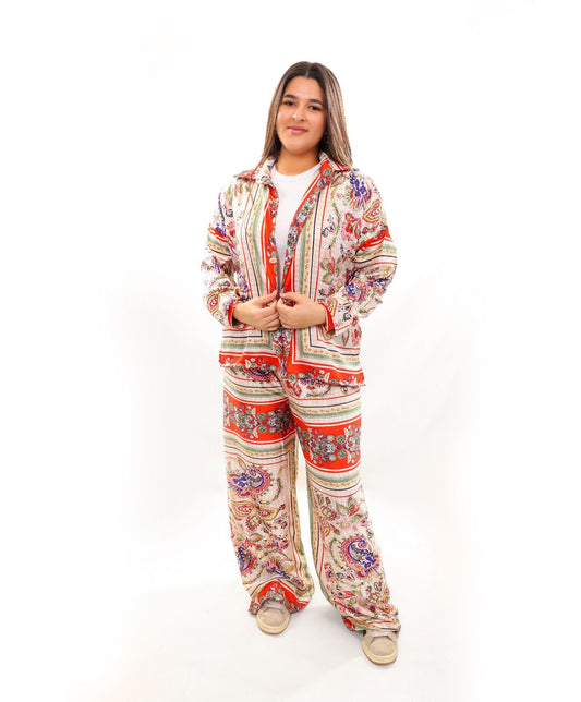 Red print satan set