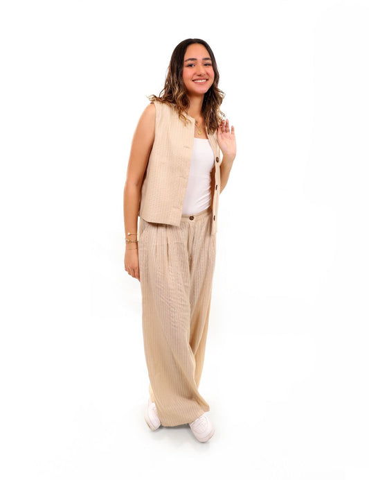 Linen formal suit